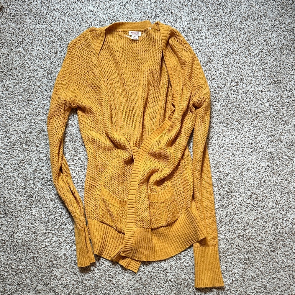 Mustard Yellow Women's Sweater/Cardigan